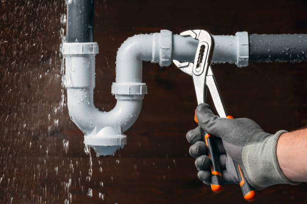 Professional Sewer Line Repair technician working in Tiverton, RI